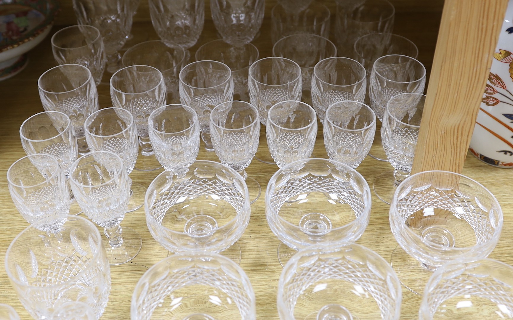 A suite of Waterford ‘Colleen’ pattern glass